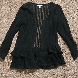 Candies open front cardigan